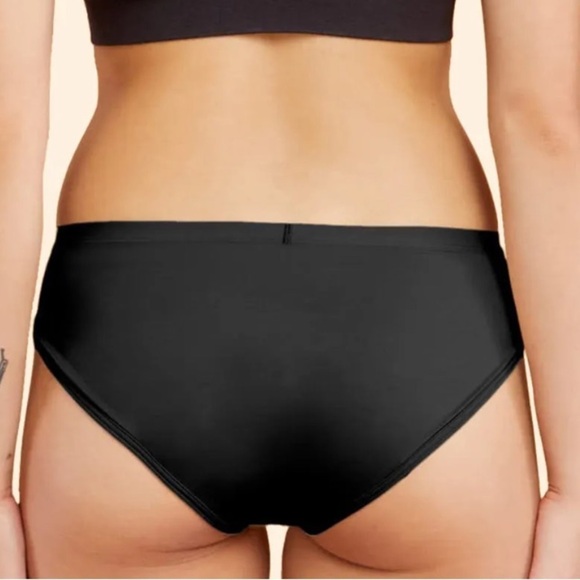 NWT Thinx Sport Moderate Absorbency Period Underwear Black - Picture 3 of 7